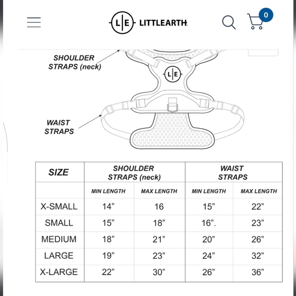 Black Dog Harness with Tennesse VOLS  T Logo - Picture 5 of 5